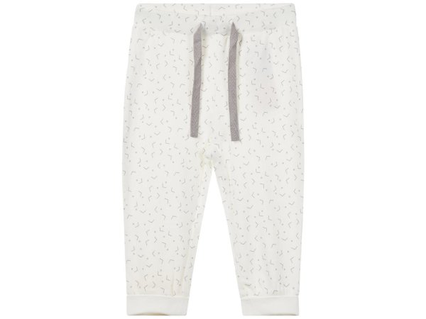 Unisex baby trousers in white
