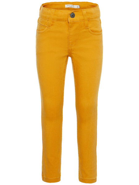 Boys twill trousers stretch yellow