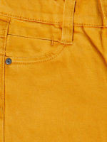 Boys twill trousers stretch yellow