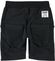 Jungen Stoff-Shorts in schwarz