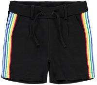 Girls shorts &quot;Rainbow&quot; black
