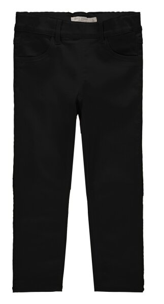 M&auml;dchen Twill-Jeggings schwarz