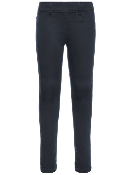 M&auml;dchen Twill-Jeggings in blau