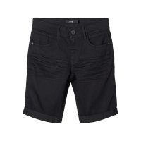 Boys denim shorts with cuffs