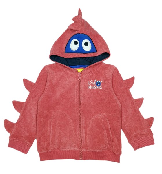 Boys hooded jacket in red