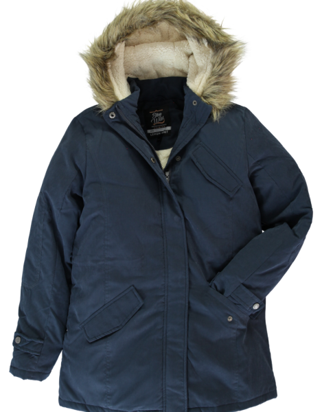 Girls winter parka with hood