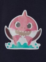 Girls T-shirt blue shark print