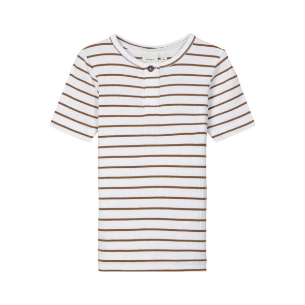 Boys T-shirt striped white