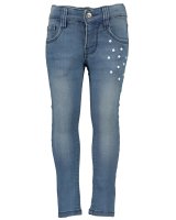 Girls jeans trousers with pearls
