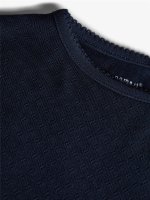 M&auml;dchen Strick-Pullover blau
