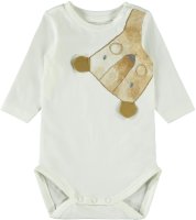 Unisex bodysuit with application