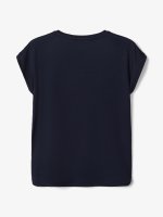 Girls sleeveless shirt in blue