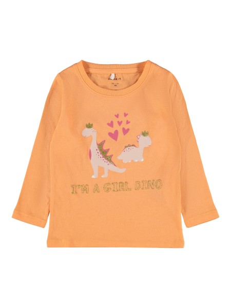 Girls sweatshirt dino motif