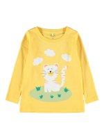 Girls sweatshirt cat print