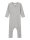 Boys romper suit organic cotton Grey Melange 86