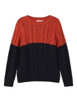 Boys knitted jumper cable knit
