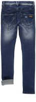 Boys denim trousers with ribbed details