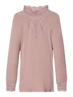 Girls long sleeve shirt with lace