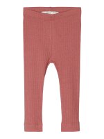 Girls leggings in ribbed structure