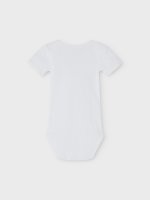 Unisex short sleeve baby bodysuit set