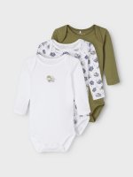 Unisex baby bodysuit set long sleeve