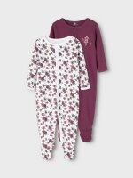 Girls sleep romper 2-pack
