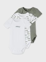 Unisex short sleeve baby bodysuits