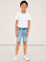 Boys jeans short in used look