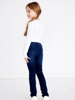 Girls jeans adjustable waistband
