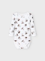 long sleeve baby bodysuits in a pack of 3