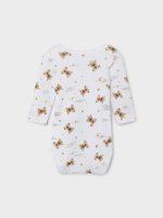 long-sleeved baby bodysuits in a 3-pack