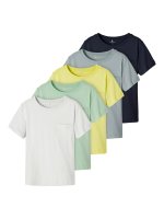 5-pack short-sleeved top made from organic cotton