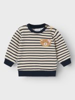 Baby Pullover mit &quot;Teddy&quot; Patch