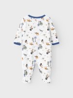 Baby romper &quot;Forest&quot; with button