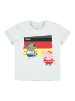 T-Shirt mit Peppa Pig und Fussball Design