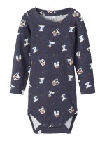 Unisex Baby Body mit Allover Print