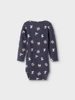 Unisex Baby Body mit Allover Print