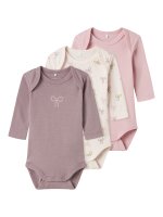 M&auml;dchen Baby Body 3er Pack "Loop"
