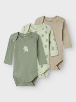 Jungen Baby Body 3er Pack "Elefant"